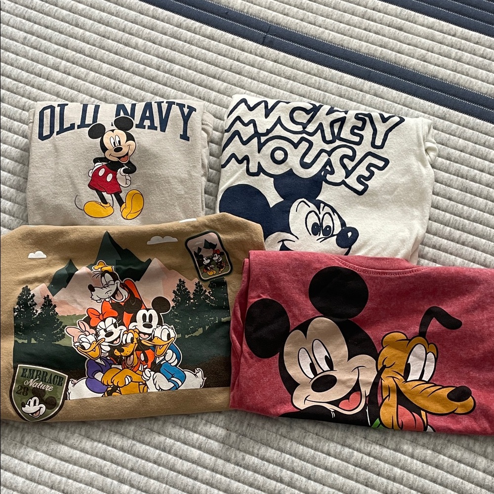 Toddler boy “Mickey” shirt bundle.